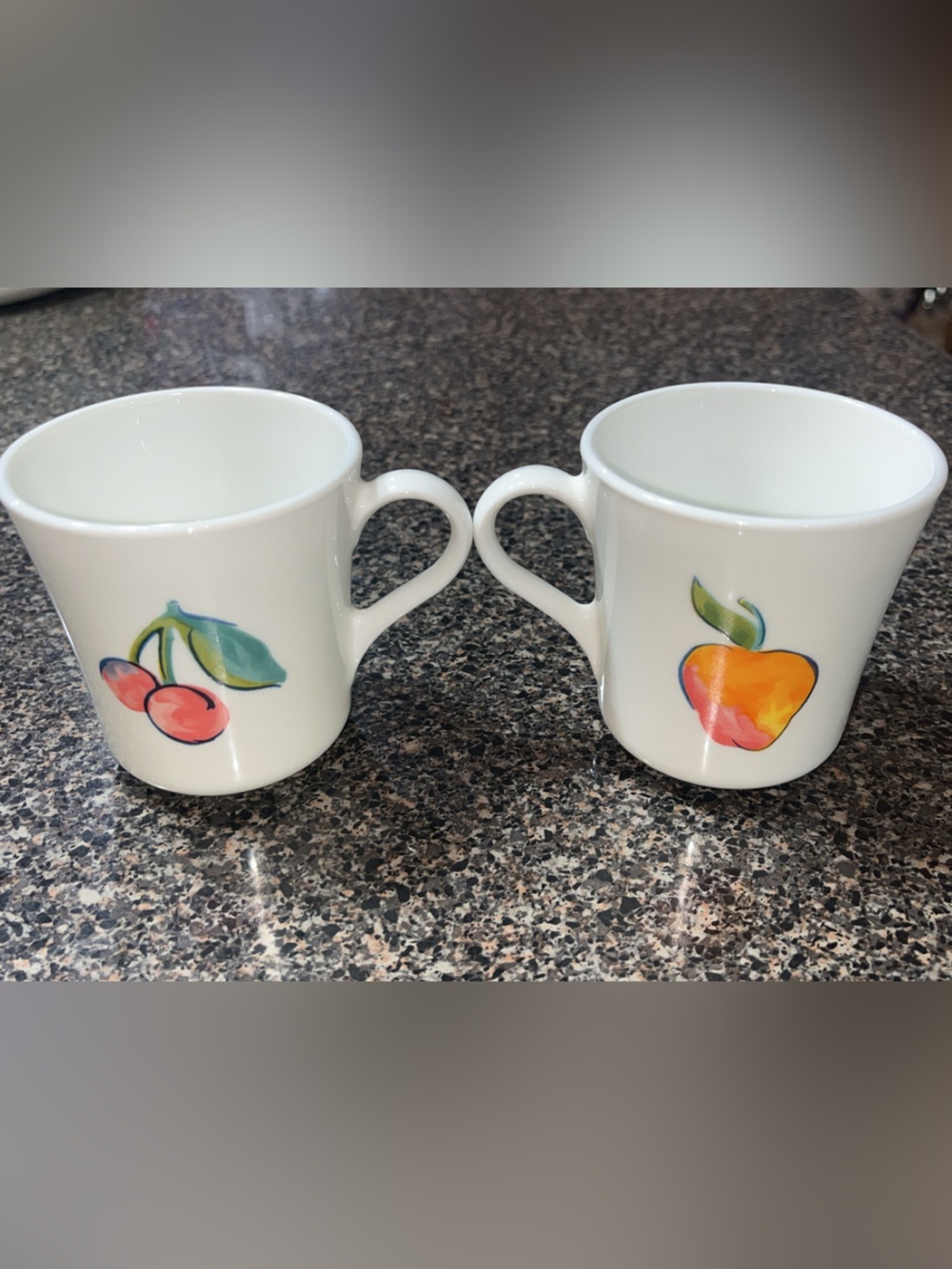 Corning Ware “Fruit Basket” mugs